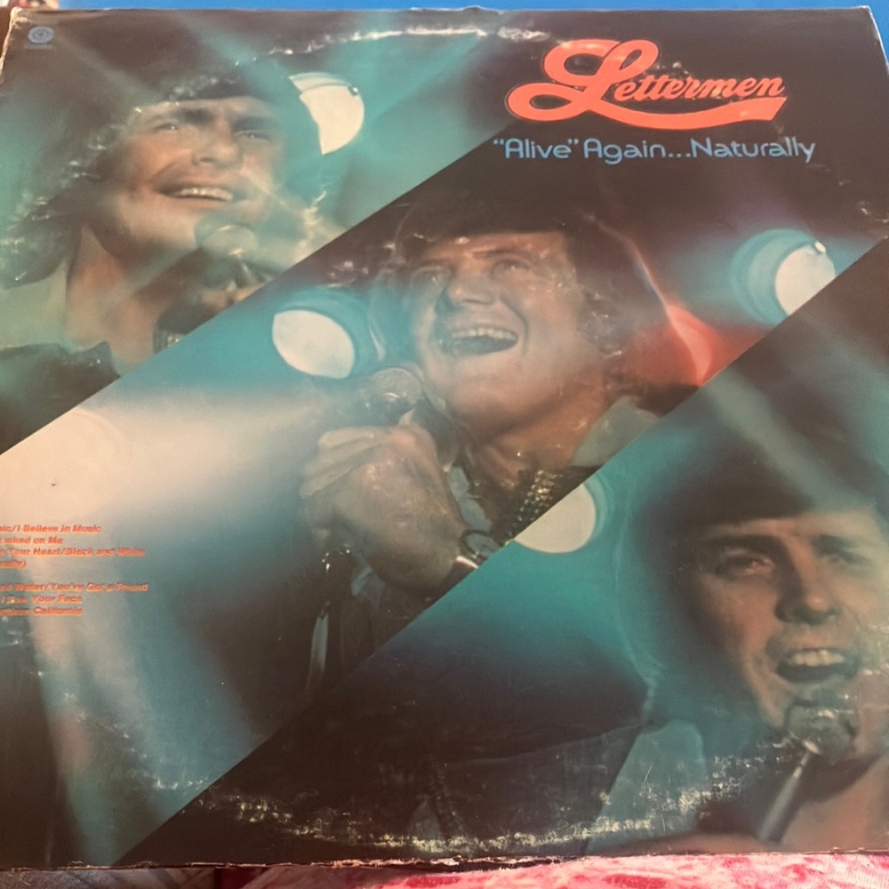 Lettermen 'Alive Again... Naturally' Vinyl Record